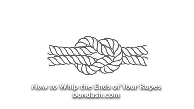 How to Whip Your Rope with Needle and Thread